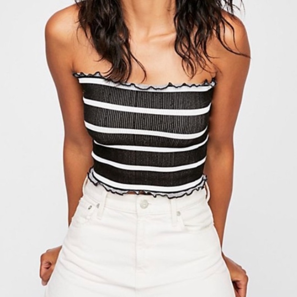 Free People Seamless Striped Tube Top